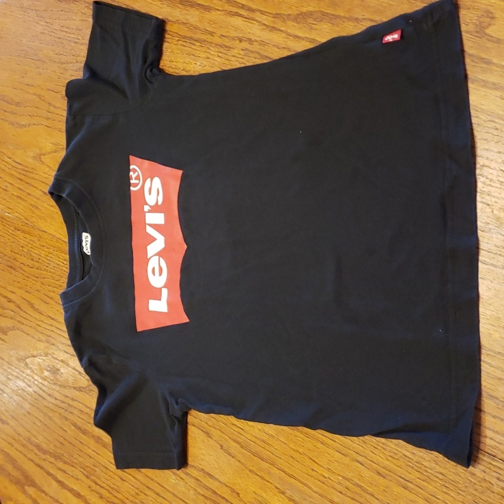 Levi's Black T Shirt Size small 8-10